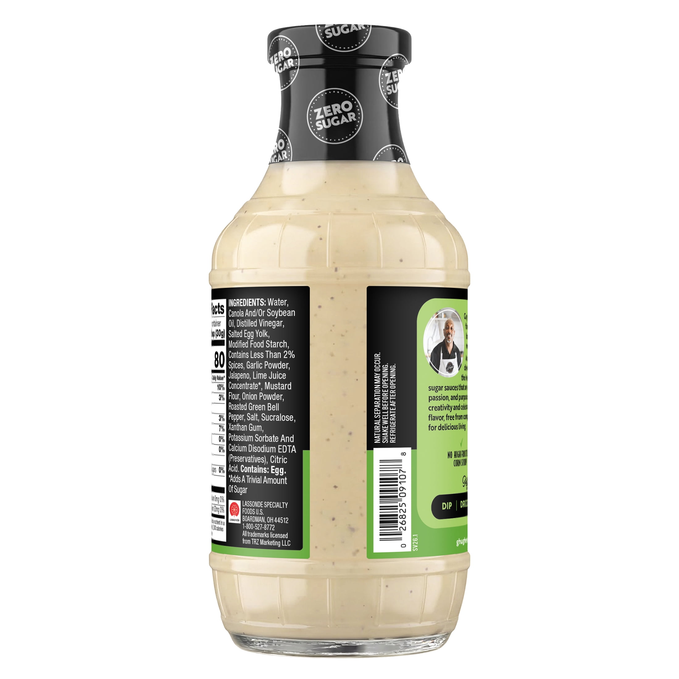 G Hughes Zero Sugar Chili Lime Dipping Sauce, 17 oz