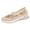 Khaki, variant on Women Mesh Slip on Loafers Lightweight Business Work Penny Walking Flat Sneakers Breathable Non Slip Shoes Green Size 6