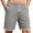 Gray, variant on AhaOh Men's Athletic Shorts with Pockets Knit Breathable Elastic Waist Drawstring Casual Soft Activewear Shorts for Swim Breach XL