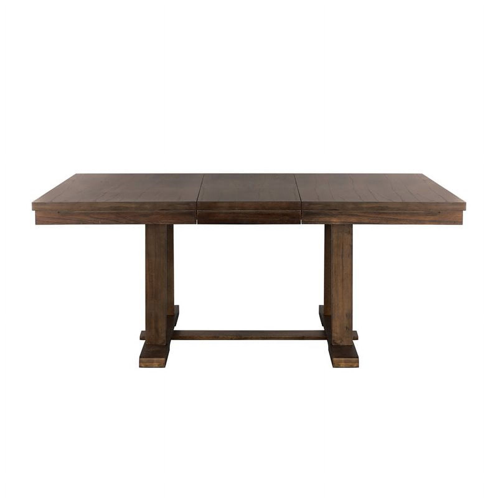 Topline Home Furnishings Dark Brown Dining Table