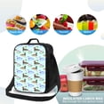 thumbnail image 4 of Lsque Mallard Duck Of Lotus Flowers Lunch Bag Lunch Box for Women Men Reusable Insulated Lunch Tote Bag,Leakproof Thermal Cooler Sack Food Handbags Case High Capacity, 4 of 9
