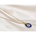 thumbnail image 5 of Evil Eye Initial Necklaces for Women (T Necklace Initial), 5 of 5
