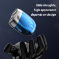 thumbnail image 3 of Er na Mini Magnetic Shaver With Two Heads Electric Shaver Men Beard Portable Remover Washable Razor Travel Male Shaver Beard Remove, 3 of 22