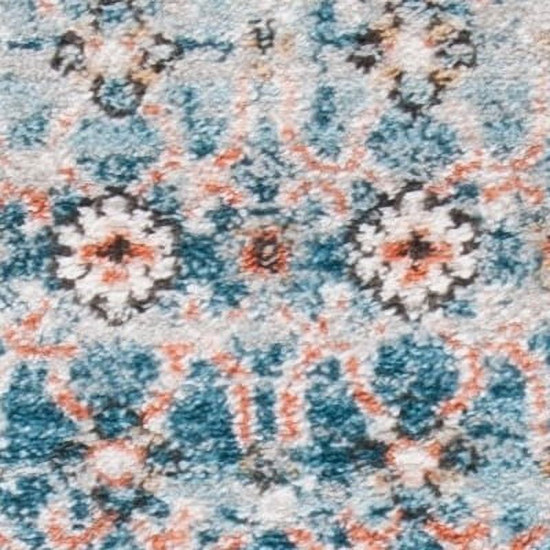SAFAVIEH Shivan Collection SHV722M Blue / Rose Rug