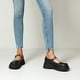 thumbnail image 4 of Zapatos de estudiante con punta redonda y boca baja con plataforma de perlas góticas punk para mujer Wmkox8yii  shkj601, 4 of 9