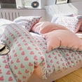 thumbnail image 2 of Korean Bed Sheet Set  Foam Cotton Small Floral Four Piece Set Dormitory Bed Three Piece Set Quilt Set, 2 of 6