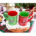 thumbnail image 4 of Peanuts Charlie Brown and Snoopy Christmas Sweaters Ceramic Mugs | Set of 2, 4 of 8