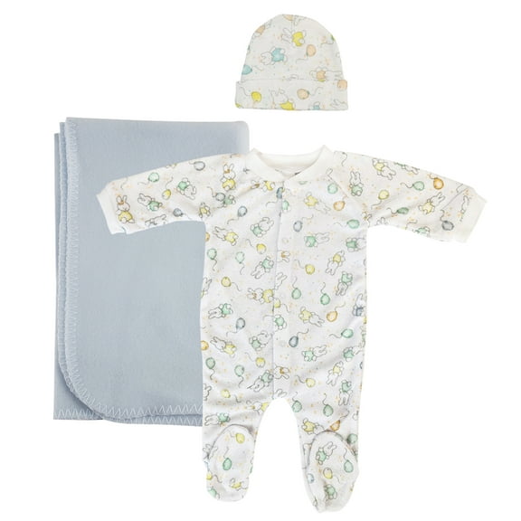 Boy Newborn Baby 3 Pc Layette Sets