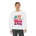 thumbnail image 6 of Womens Adult, In My Disco Era Crewneck Sweatshirt, Retro Groovy 70s Disco, 6 of 7