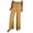 Yellow, variant on CFLVAEK Flare Dress Pants Women Petite 3 Button High Waisted Work Pant Comfy Bootcut Solid Office Trousers Casual Full Length Dressy Business Pants XL Black