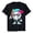 Black, variant on Boys Baseball Cartoon Character Graphic Tee, Crew Neck Short Sleeve Sports T-Shirt, Soft Breathable Kids Top, Comfortable Casual Shirt for Boys 2-13 Years, Trendy Summer Vacation Tee