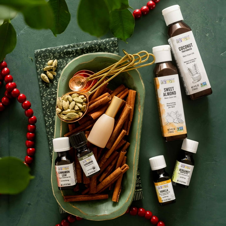 Aura Cacia, Vanilla Essential Oil, 0.5 fl oz, Jojoba Oil - Walmart.com