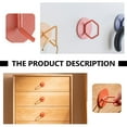 thumbnail image 2 of 4Pcs Furniture Handle Adhesive Type Pull Handle Drawer Refrigerator Door Handle, 2 of 8