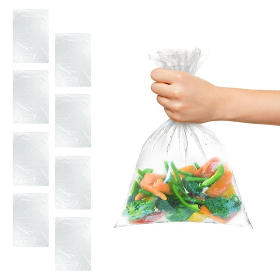Pack of 1000 Leak Proof Bags with EVA Additive 6 x 12. Polyethylene 1.40 Mil. Bags 6x12. Clear Bags for Industrial, Food Service, Health Needs. Great for packing and storing.