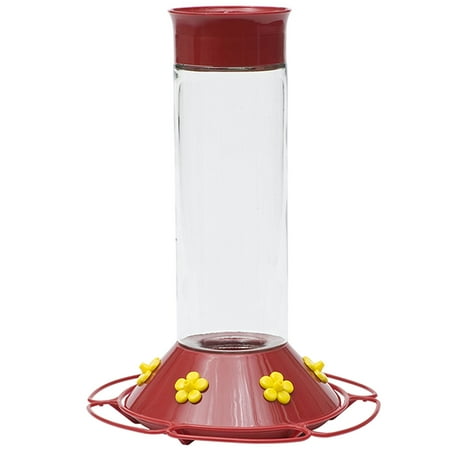 Perky-Pet 209B Our Best Glass Hummingbird Feeder, 30 ounce nectar capacity with easy to fill wide mouth opening By