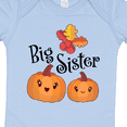 thumbnail image 4 of Inktastic Big Sister Pumpkins with Fall Leaves Girls Baby Bodysuit, 4 of 5