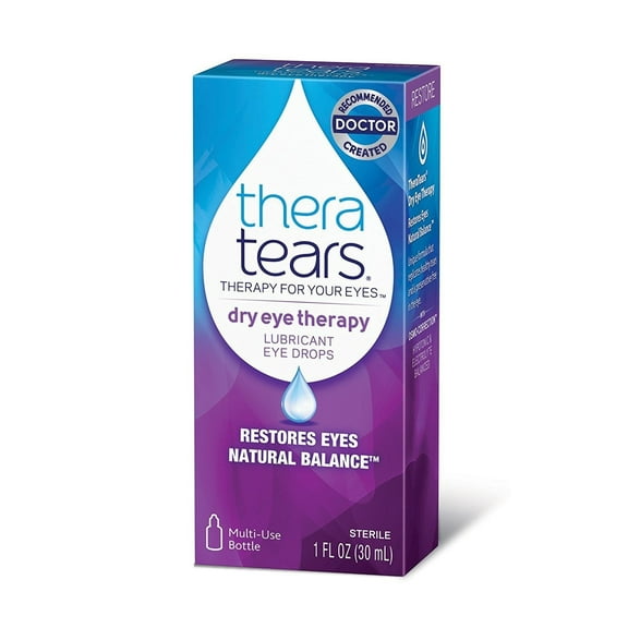 Thera Tears Lubricant Therapy Long Lasting Relief Eye Drops, 1 oz