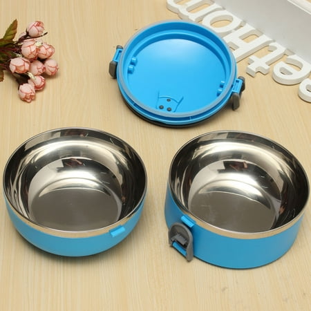 containers storage container insulated airtight beverages meals portable handle thermal stackable seal tier microwavable lunch stainless steel box
