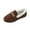 Brown, variant on qkdmdw Brown Women'S Casual Loafers Moccasins Winter Shoes Comfortable Plus Size Slip-On Round Toe Closed Toe Low-Top With Warm Flock Lining For Daily Indoor Outdoor Use