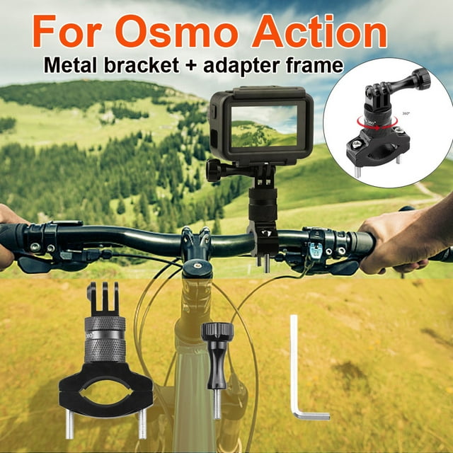 Soporte de Clip de Aluminio para Manillar de Bicicleta Xihbxyly Apto para Action