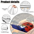 thumbnail image 6 of Uorisanigo Haitian Flag ATV Seat Cover Waterproof Non-Slip Four Wheeler Seat Cushion Universal ATV Decorative Accessories Suitable for Polaris Sportsman Polaris Scrambler Honda Rancher, 6 of 7