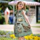 thumbnail image 5 of Fotbe Vintage Farm Animals Vestido de Dormir para Niñas de 3 a 10 Años, Mangas Cortas, Estilo Princesa, Pijama Camisón con Mangas Voladas-Large, 5 of 6