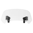 thumbnail image 1 of Motorcycle Windshield Extension Deflector - Adjustable Clip On Windscreen Universal Fit for Most Motorcycles and Dirt Bikes for Reduced Wind Noise, 1 of 7