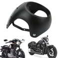 thumbnail image 3 of Motorcycle Headlight Windshield, 7in Motorcycle Headlight Fairing   Aging  Universal Replacement for Round Headlights Motorbike, 3 of 8