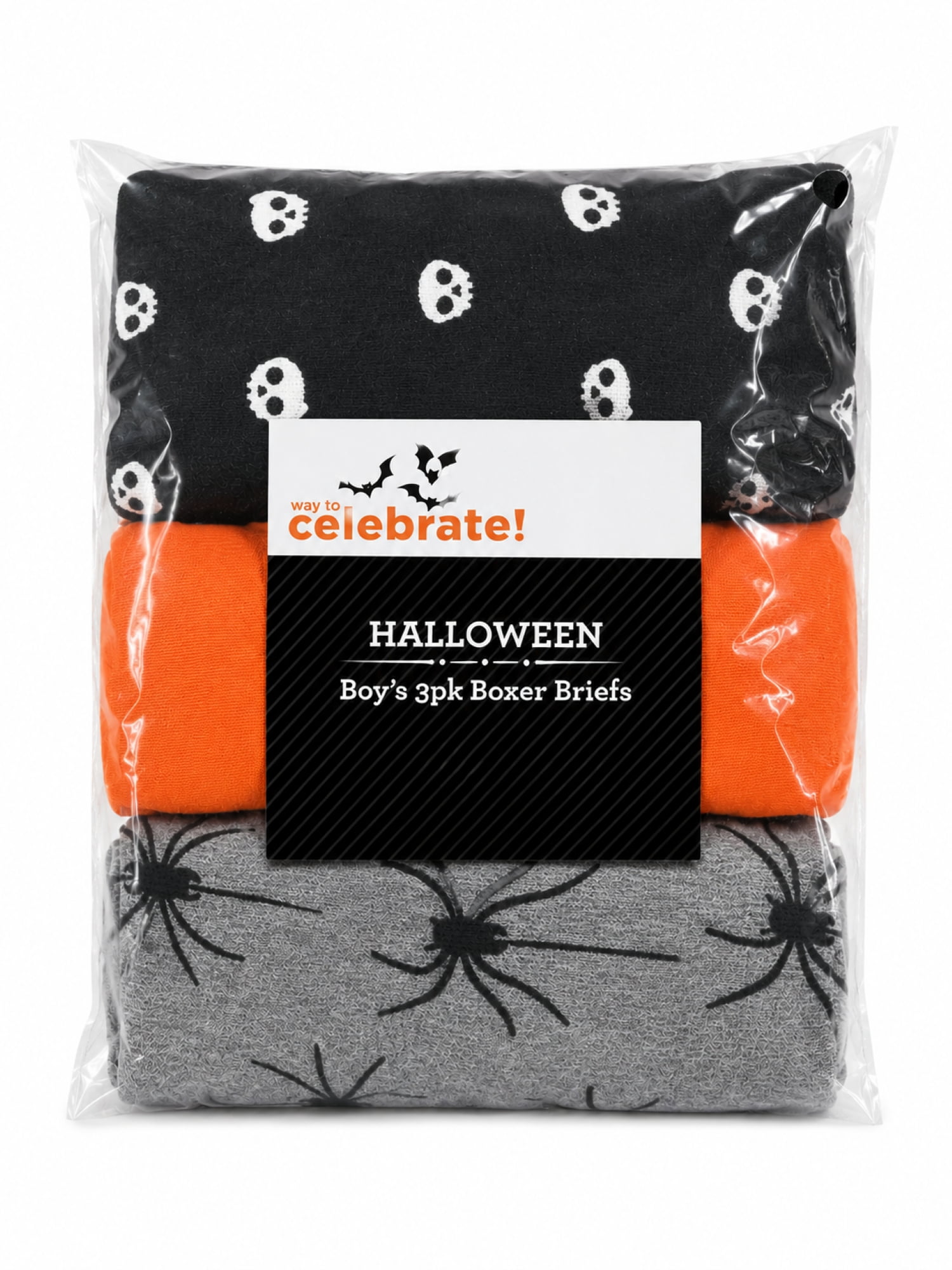 Ways to Celebrate Boys' Halloween Boxer Briefs, 3-Pack