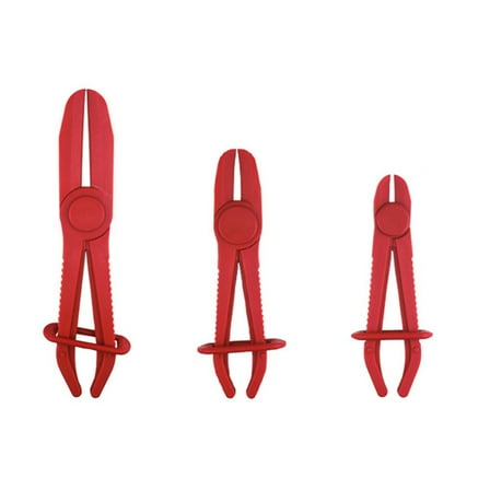 3PCS/Set Car Flexible Hose Clamps Pliers Kit Clamp Sealing Brake Line Cut Clamp Car Water Pipe Repair Fix Tools