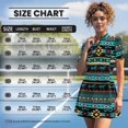 thumbnail image 4 of Chririnla Tribal Indian Aztec Stripe Print Women's Tennis Dress with Built in Shorts Zip Collared Workout Golf Dresses for Women Summer Short Sleeve Active Sportswear Golf Outfits, 4 of 7