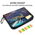 thumbnail image 2 of Organ Folder 14.2 x 0.8 x 10.6 Inches 13 Separate Pockets A4 Size Documents Folder A Sort Storage File Manager For The Home Office Beautiful Colorful Sea Turtle, 2 of 7