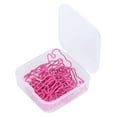 thumbnail image 2 of Bear 20PCS Mini Plastic Coated Wire Paperclip Bear Shape Bookmark Clip File Notebook Holder, 2 of 7
