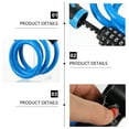 thumbnail image 6 of FONDOTIN 5-Digit Combination Cable Bike Lock, Heavy Duty Security Lock for , Anti-Theft, and Portable, 6 of 7