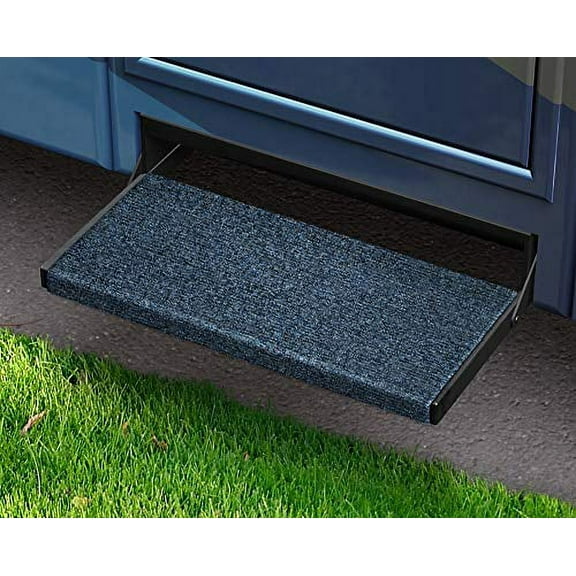 PREST-O-FIT 2-0392 Outrigger Universal RV Step Rug - 22", Atlantic Blue