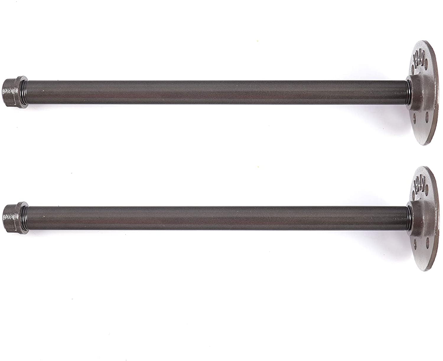 ATT Rustic Floating Shelf Brackets Industrial Iron Pipe Shelf Brackets