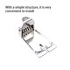 thumbnail image 3 of Soidarity Tailpiece String Plate Firmeza Instrumento Accesorios de larga duración para principiantes Pieza reemplazada Suministros de mandolina Accesorios para instrumentos musicales, 3 of 6