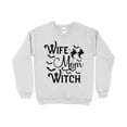 thumbnail image 6 of Wife Mom Witch Sweatshirt, Funny Halloween Shirt for Women, 6 of 9