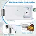 thumbnail image 3 of M optimized Fish Cleaning Table with Sink, Camping Sink Station with Faucet and Sprayer, Fish Cleaning Station Fillet Table, 3 of 8