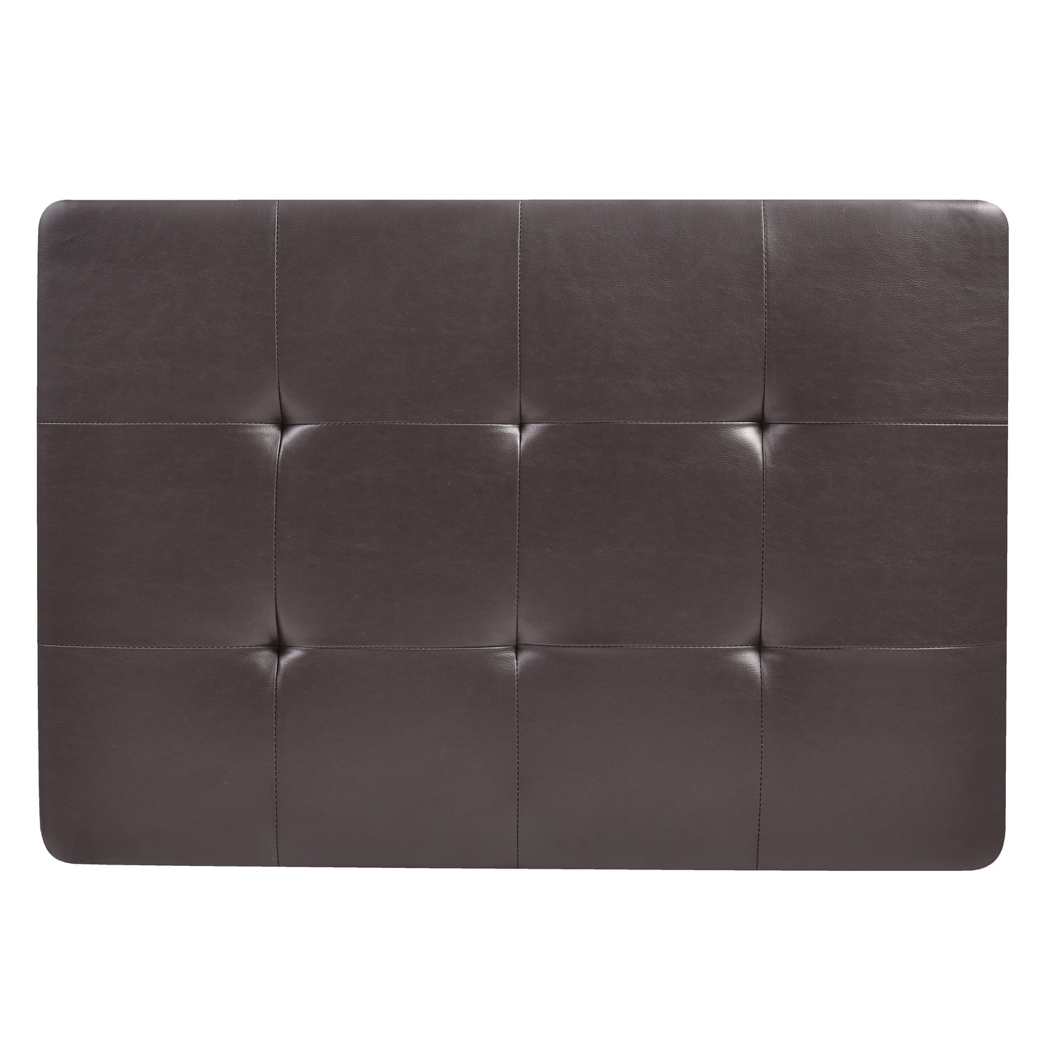 Glory Furniture Revere Faux Leather Ottoman in Cappuccino