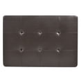 thumbnail image 7 of Glory Furniture Revere Faux Leather Ottoman in Cappuccino, 7 of 7