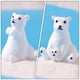 thumbnail image 3 of 12 Uds Mini figuritas de oso Mini figuras de animales adornos de oso en miniatura DIY manualidades decoraciones, 3 of 6