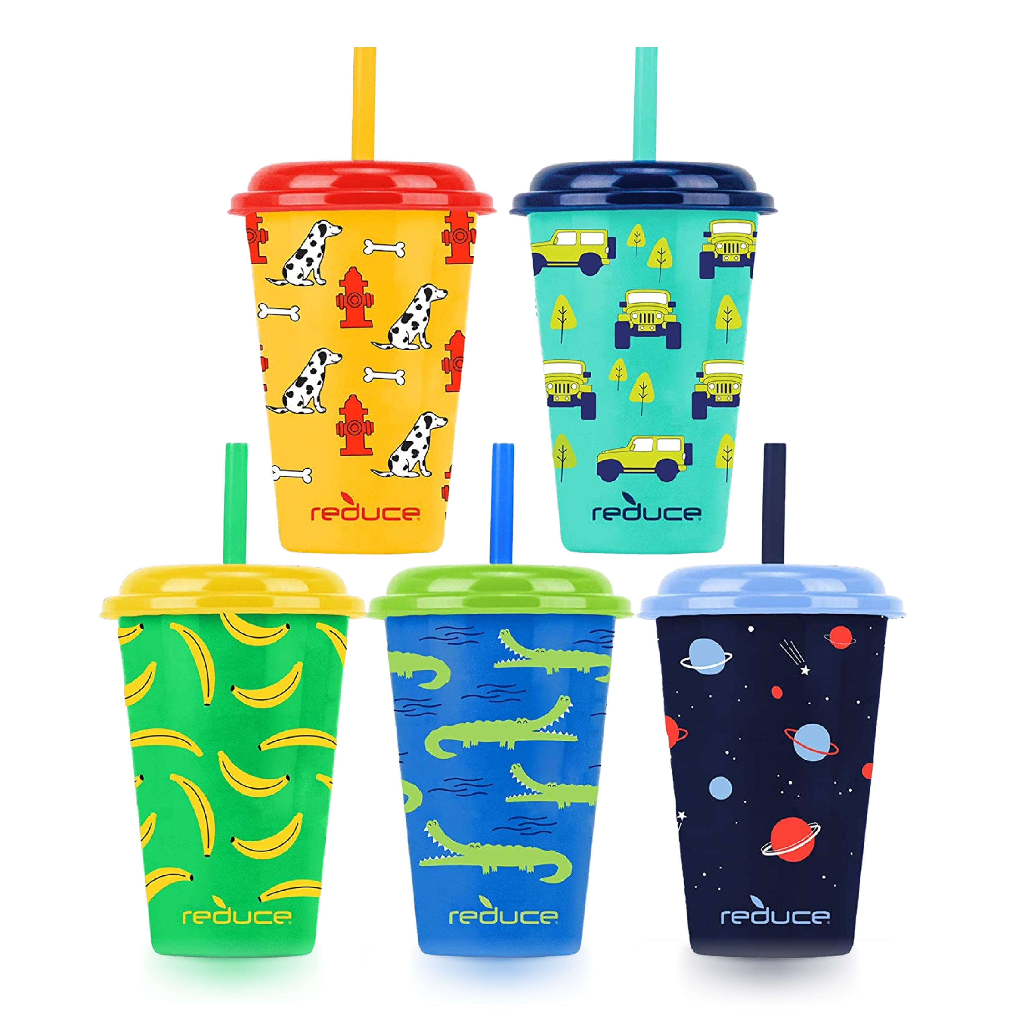 Reduce 12oz 3pk Plastic Go-Go's Berry Fun Kids Tumblers with
