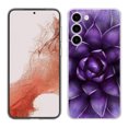 thumbnail image 1 of TalkingCase Slim Phone Case Compatible for Samsung Galaxy S23+ Plus 2023, Purple Lotus Flower Print, Lightweight, Flexible, USA, 1 of 7