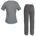 thumbnail image 2 of Women's Scrubs Set Scrub Top and Pants Scrubs Set, 2 of 3