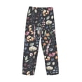 thumbnail image 3 of Haiem Wildflower Watercolor 1 Men's Pajama Pants Ultra Lightweight Pjs Bottoms Sleepwear Bottom Pants With Pocket Drawstring-Medium, 3 of 7