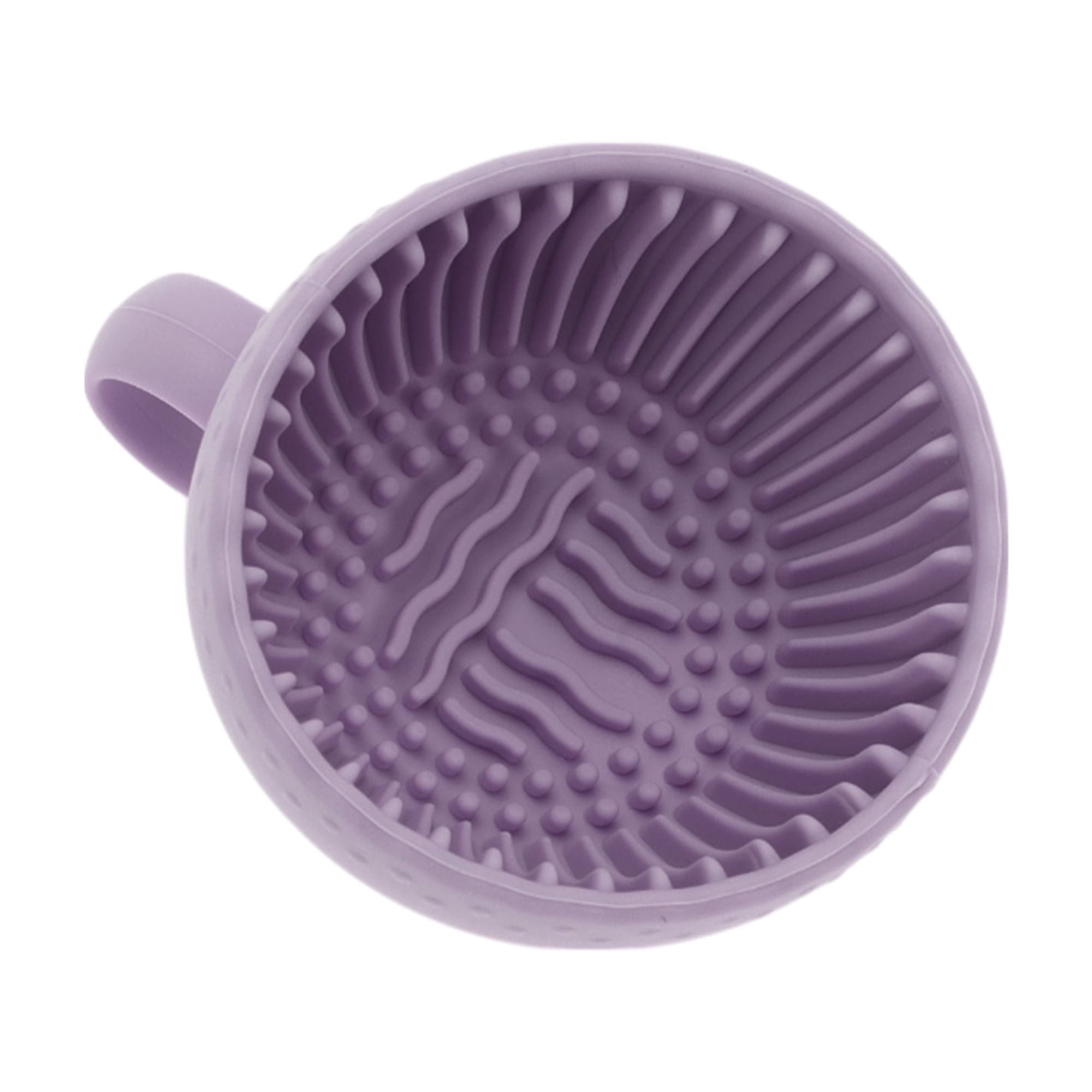 Unique Bargains Hand-held Makeup Brush Cleaner 1 Pc Dark Purple
