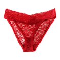 thumbnail image 4 of Women's Briefs Ladies Underwear plus Size Thong Bikini Underwear Women No Show Matching for Couples Bikini Women Seamless Pack Sheer Mesh Panties S Womens Lot Womens No Red L, 4 of 6