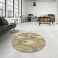 thumbnail image 4 of Ahgly Company Machine Washable Indoor Rectangle Transitional Dark Almond Brown Area Rugs, 2' x 3', 4 of 7