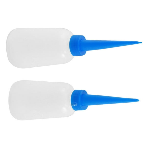 Uxcell 2 Pcs 100ml Soft Clear White Plastic Sewing Machine Oil Bottles